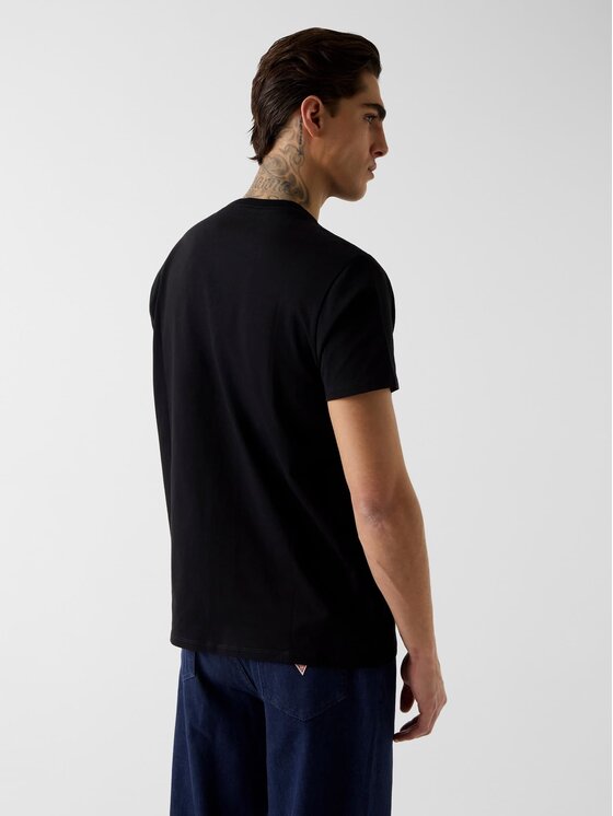 Guess Guess T-Shirt M6GI48 K3583 Μαύρο Regular Fit