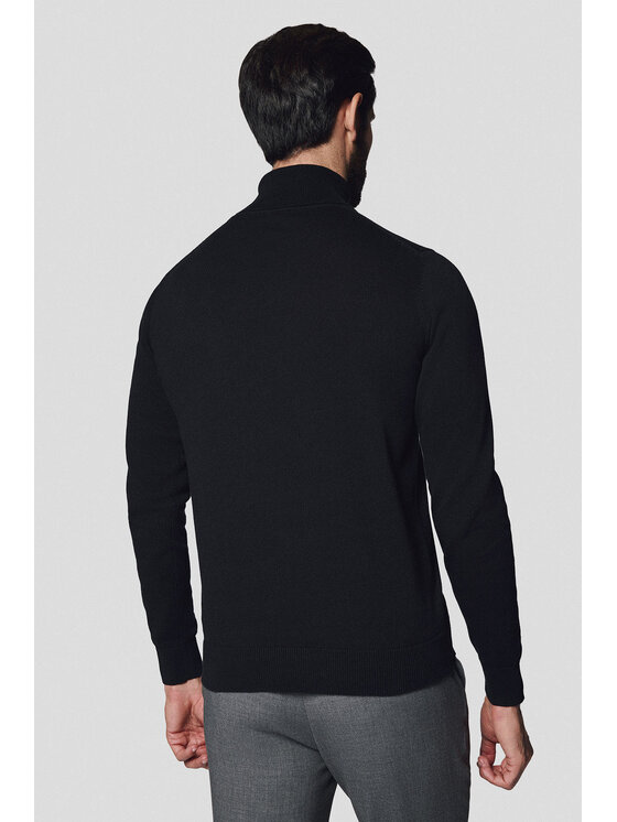 Lancerto Lancerto Golf Sindre SW073224000071 Czarny Regular Fit