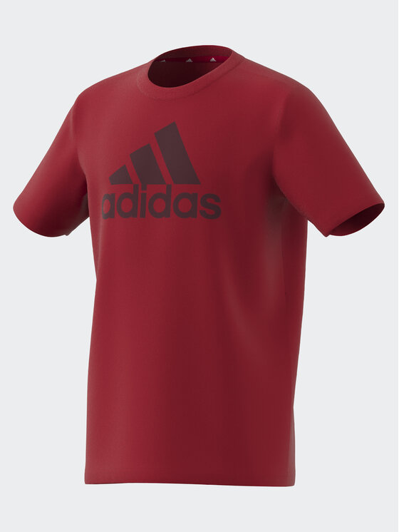 Adidas Majica Essentials Big Logo Cotton T-Shirt IJ6262 Rdeča Regular Fit