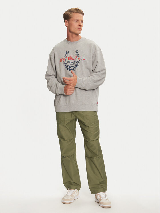Levi's® Levi's® Bluza Graphic 38712-0313 Szary Relaxed Fit
