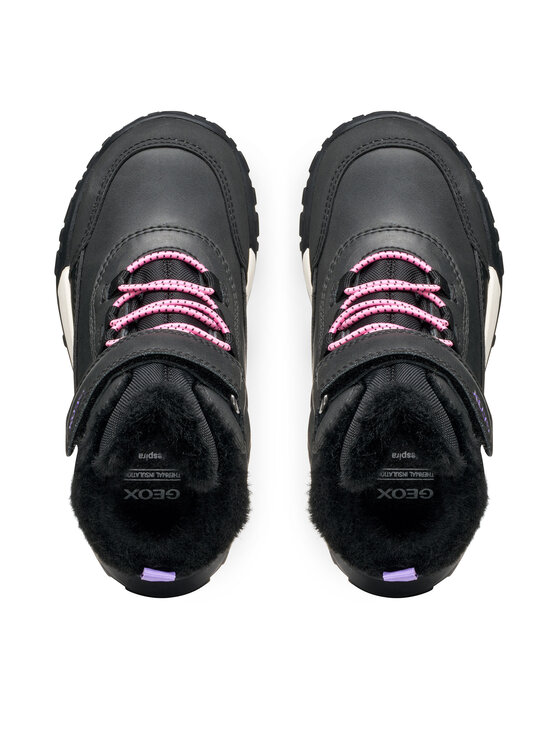 Geox Geox Cizme de zăpadă J Trekkyup B Ab J46M7A 0MEMS C9266 D Negru