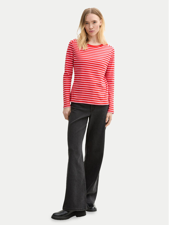 Tom Tailor Denim Tom Tailor Denim Blúz 1043085 Piros Regular Fit