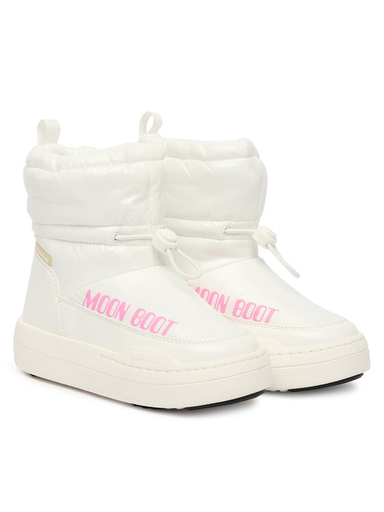 Moon Boot Moon Boot Cizme de zăpadă Mb Jr Park Tube Mid Glitter Wp 80D3440110 Alb