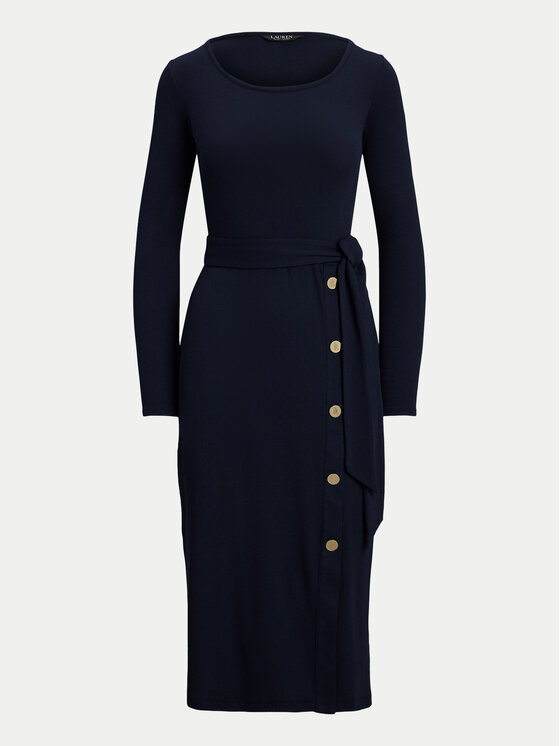LAUREN RALPH LAUREN LAUREN RALPH LAUREN Sukienka dzianinowa 250889290005 Granatowy Slim Fit