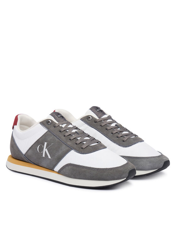 Calvin Klein Calvin Klein Superge Retro Runner Band Lth-Su HM0HM02212 Siva