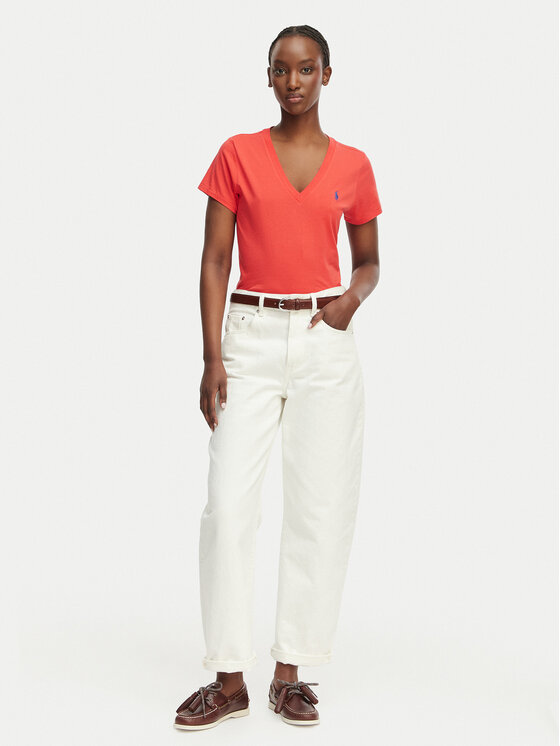 Polo Ralph Lauren Polo Ralph Lauren T-särk 211B14611002 Punane Straight Fit