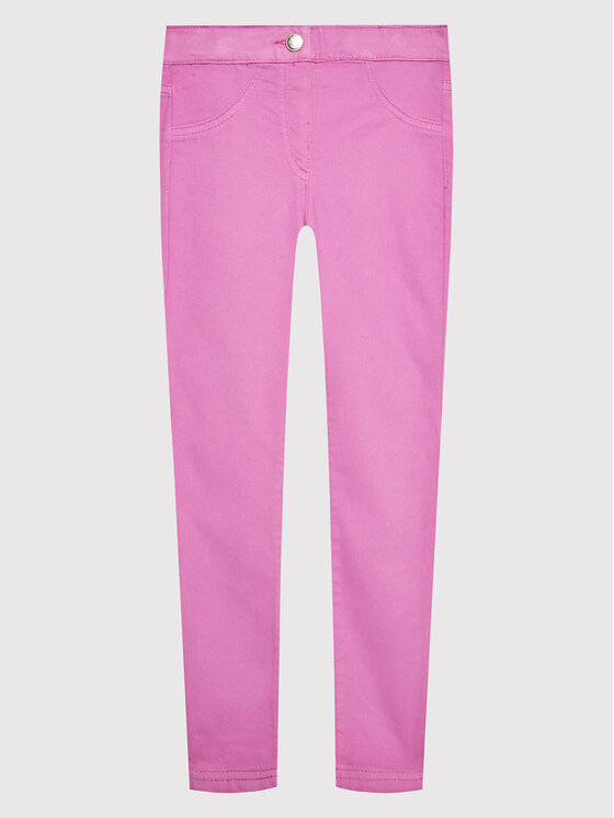 United Colors Of Benetton United Colors Of Benetton Hlače 4AU0CE00Q Ružičasta Skinny Fit