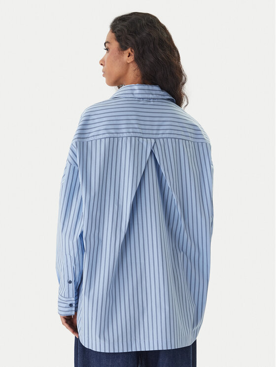 BOSS BOSS Koszula C_Bostatta 50559241 Niebieski Oversize