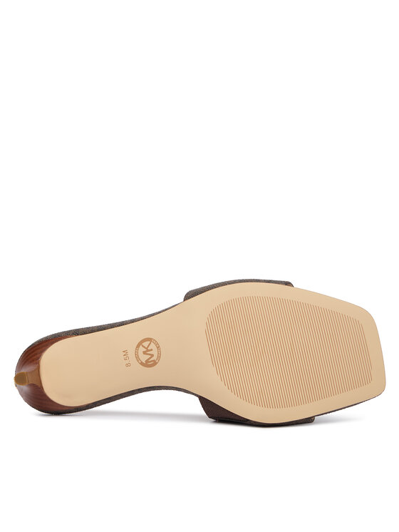 MICHAEL Michael Kors MICHAEL Michael Kors Чехли Elyse 40F5EYMP1B Кафяв