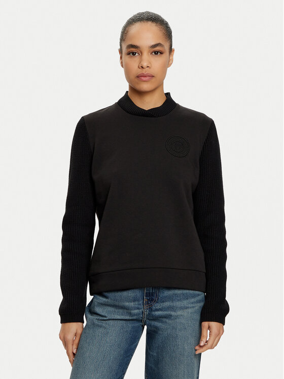 Aeronautica Militare Aeronautica Militare Sweatshirt 242FE1982DF568 Schwarz Regular Fit