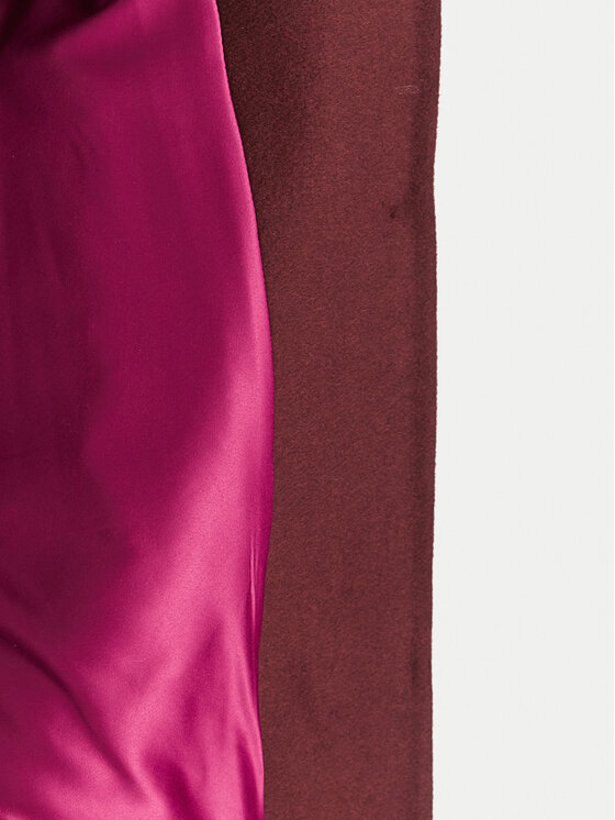 YES LONDON YES LONDON Volneni plašč CD1223ECO Bordo rdeča Regular Fit