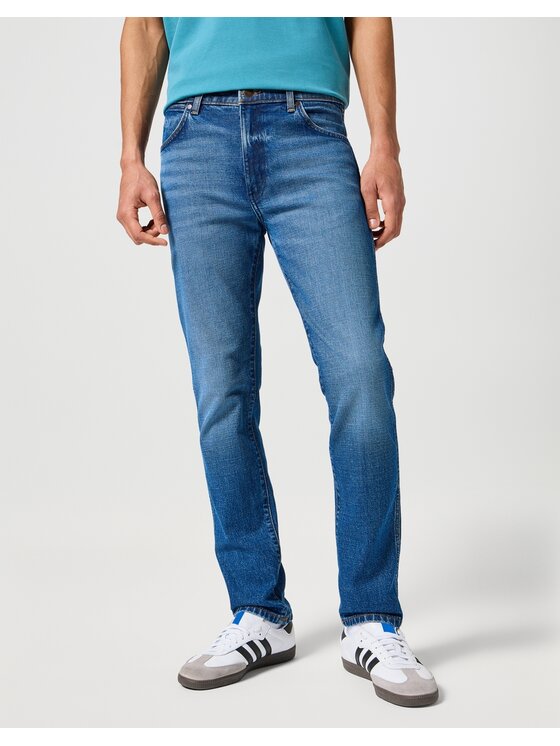 Wrangler Wrangler Jeansy Larston Niebieski Slim Fit