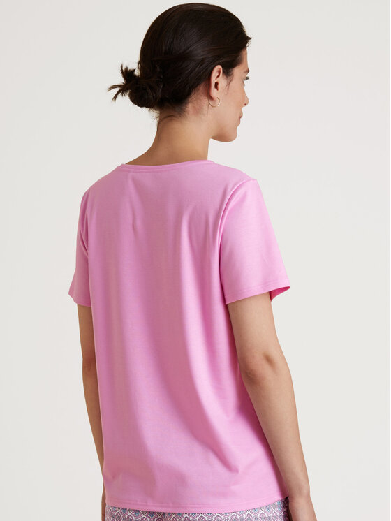 Calida Calida Pyžamový top 14991 Růžová Comfortable Fit