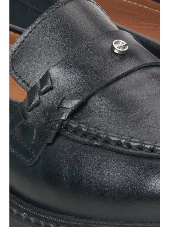 Estro Estro Loafersy ER00115646 Černá