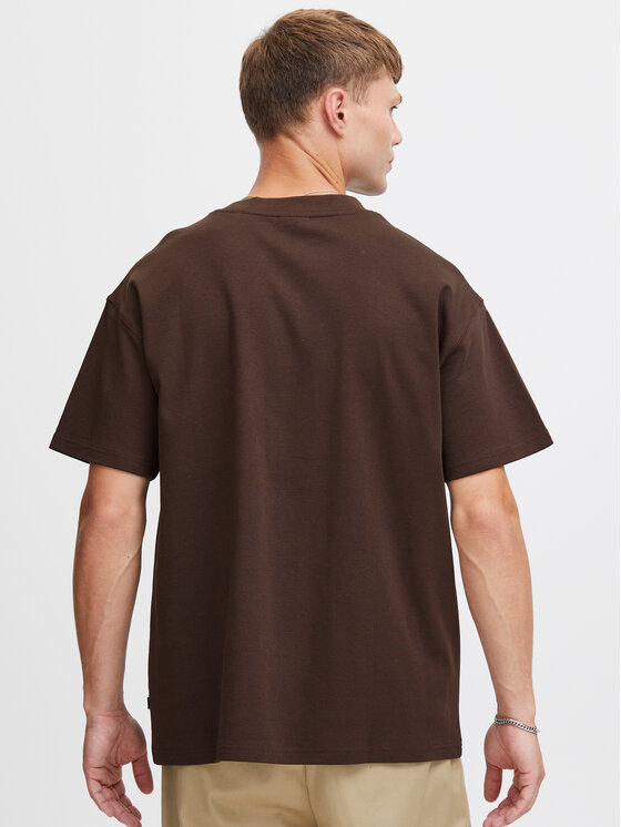Solid Solid Tricou 21107307 Maro Boxy Fit