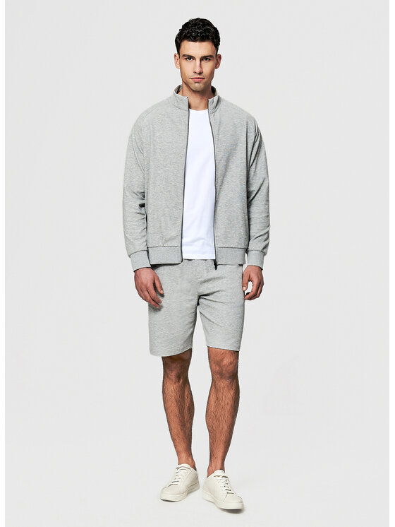 Pako Lorente Pako Lorente Szorty materiałowe P26SN-WS-003 Szary Regular Fit