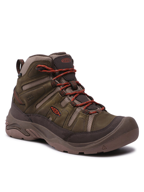 Keen Keen Trekingová obuv Circadia Mid Wp 1026766 Khaki
