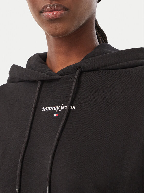 Tommy Jeans Tommy Jeans Hanorac Classic Logo DW0DW23537 Negru Regular Fit