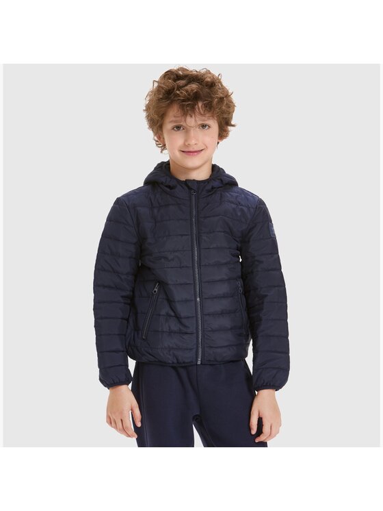 Diadora Diadora Kurtka przejściowa DIADORA JU.HOODIE LIGHT JACKET Granatowy Regular Fit