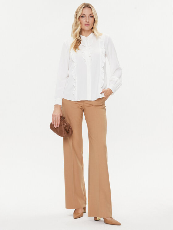 Marella Marella Halenka Aguzze 2331160536200 Écru Regular Fit