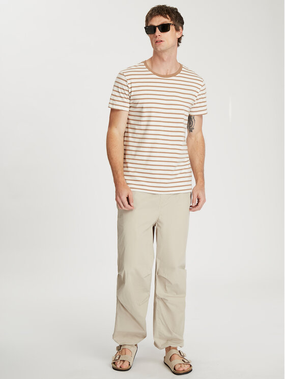 Cross Jeans Cross Jeans T-Shirt 16067-082 Brązowy Regular Fit