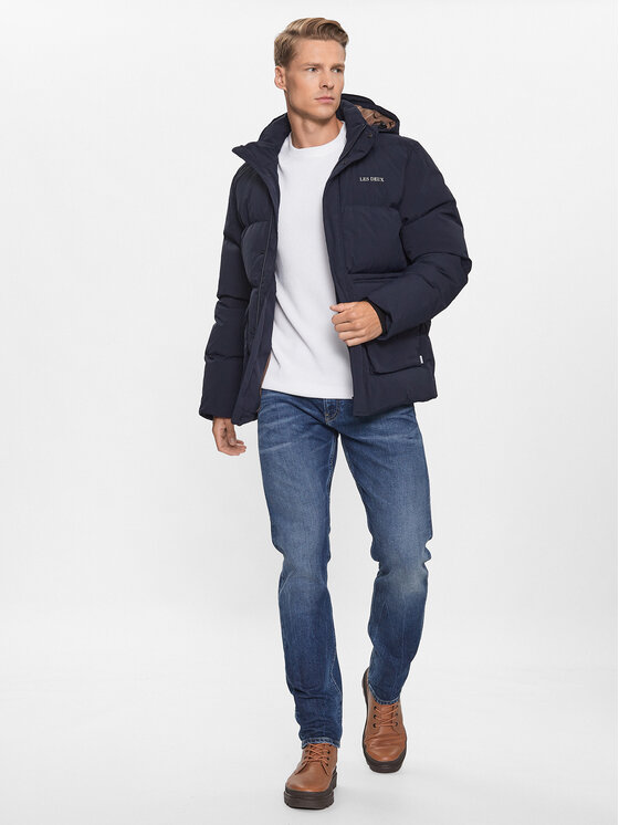Les Deux Les Deux Зимно яке Maddox LDM610060 Тъмносин Regular Fit