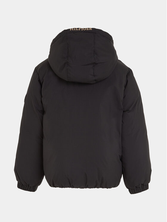 Tommy Hilfiger Tommy Hilfiger Kurtka puchowa KS0KS00488 Czarny Relaxed Fit