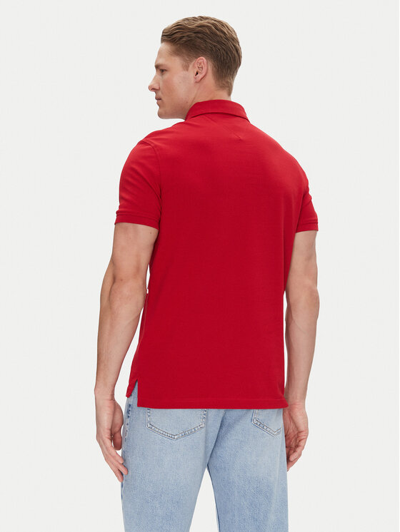 Tommy Hilfiger Tommy Hilfiger Polo marškinėliai 1985 MW0MW17770 Raudona Regular Fit