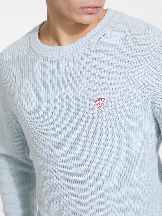 Guess Guess Sweter 175287 Niebieski Classic Fit