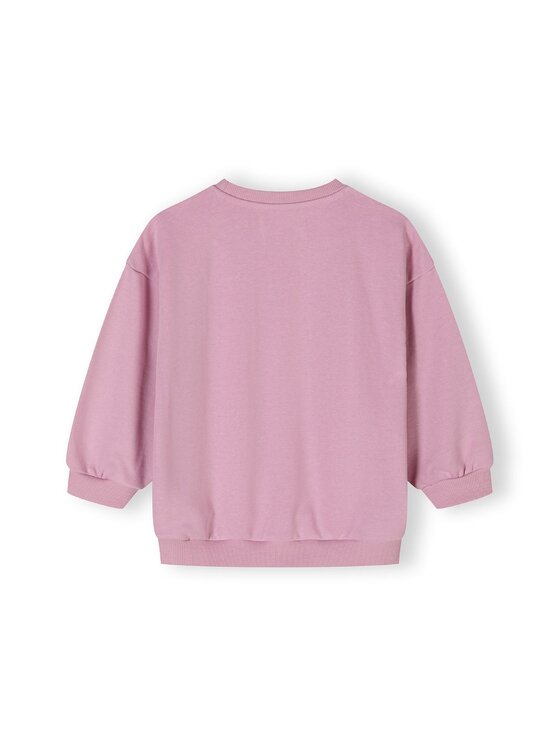 minoti minoti Bluza 22fleece2 Fioletowy Regular Fit
