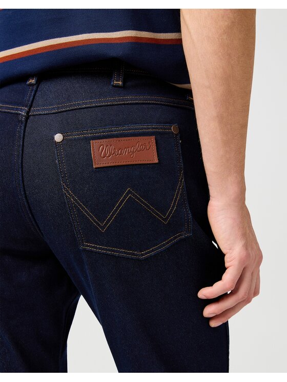 Wrangler Wrangler Jeansy Larston 112362459 Granatowy Slim Fit