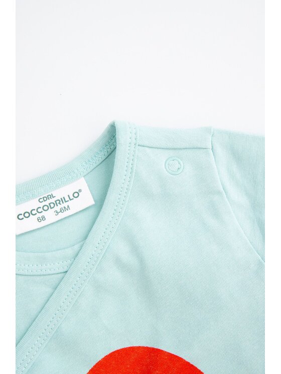 Coccodrillo Coccodrillo Body dziecięce ZC4112602MBN-036 Niebieski Regular Fit