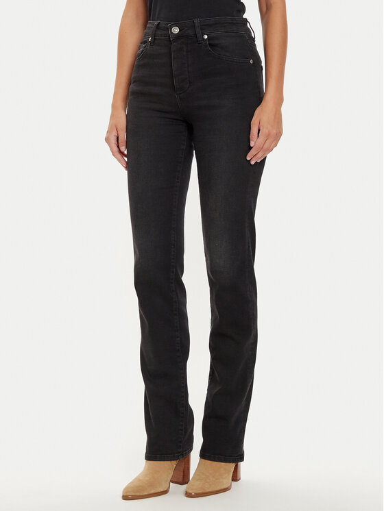 Liu Jo Liu Jo Jeansy UF4063 DS615 Černá Straight Fit