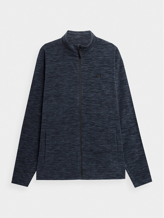 4F 4F Flis 4FAW23TFLEM120 Plava Regular Fit