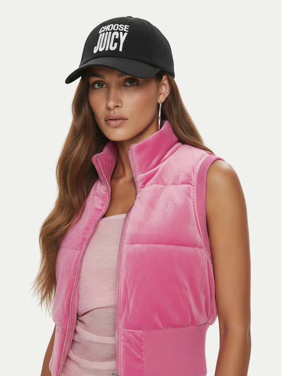 Juicy Couture Juicy Couture Czapka z daszkiem Choose JCAWH125715 Czarny