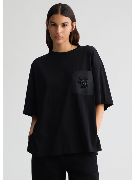 Liu Jo Liu Jo T-shirt WA5305J Nero Regular Fit