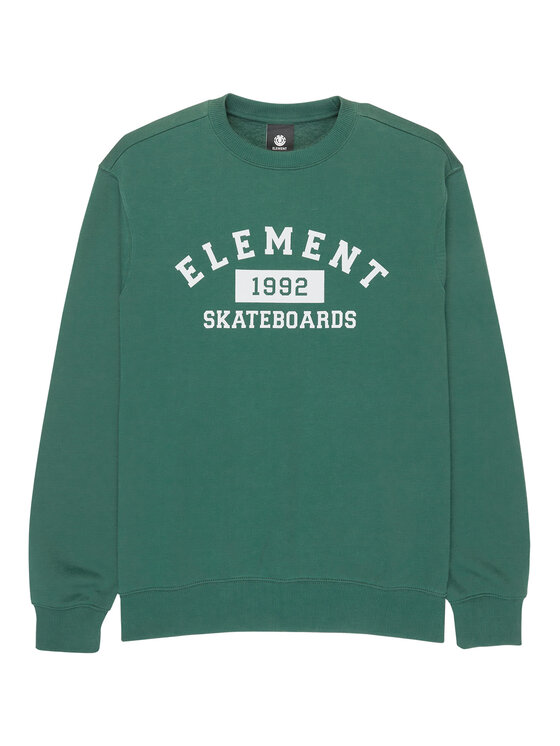 Element Element Majica dugih rukava Home Team Cr ELYSF00299 Zelena Regular Fit