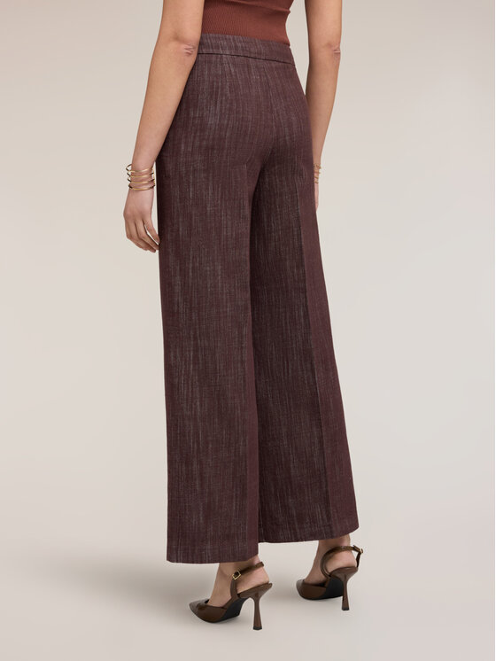 Motivi Motivi Pantaloni di tessuto P03JQ004737N022 Marrone Over Fit