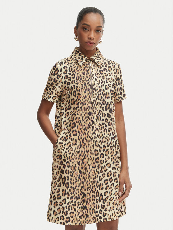 LOLA CASADEMUNT Sukienka codzienna LS2616134 Brązowy Loose Fit