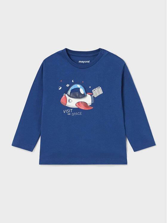 Mayoral Mayoral Μπλουζάκι 2.014 Μπλε Regular Fit