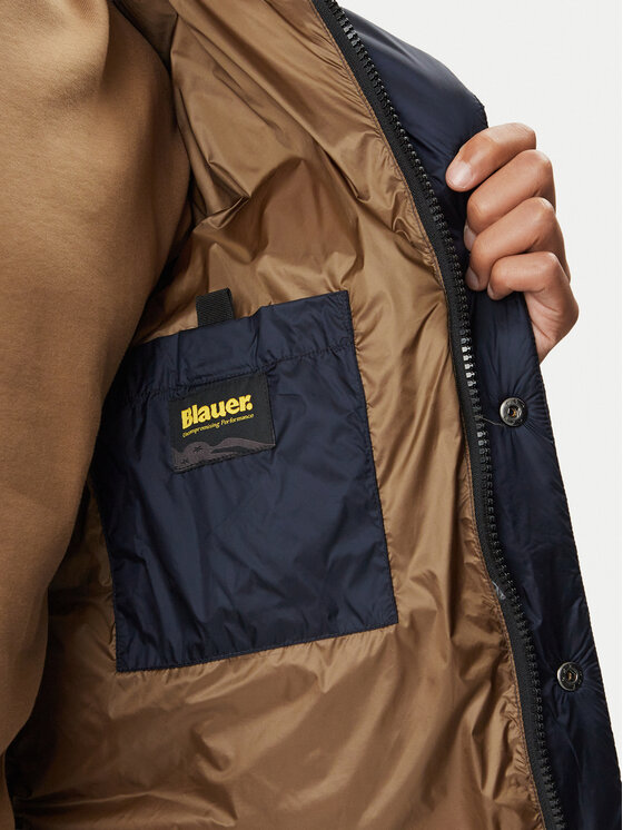 Blauer Blauer Vatovaná bunda Cliepper 26WBLUC03025 Tmavomodrá Regular Fit