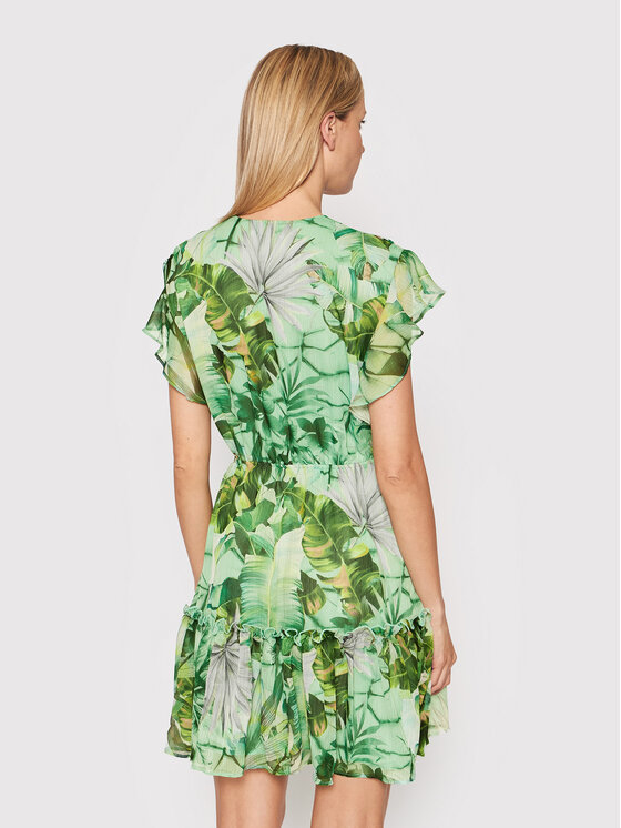 Vestito estivo W2GK43 WEL02 Verde Regular Fit