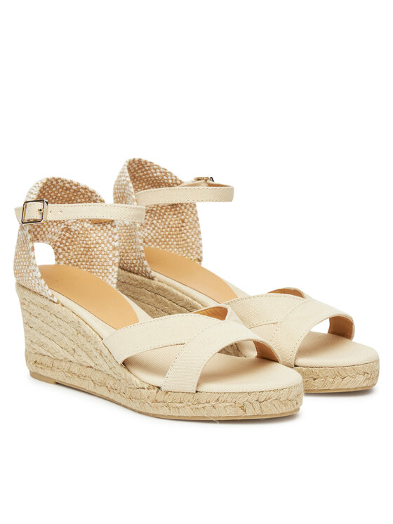 Castañer Castañer Espadryle Bruna/6/001 025533 Beżowy