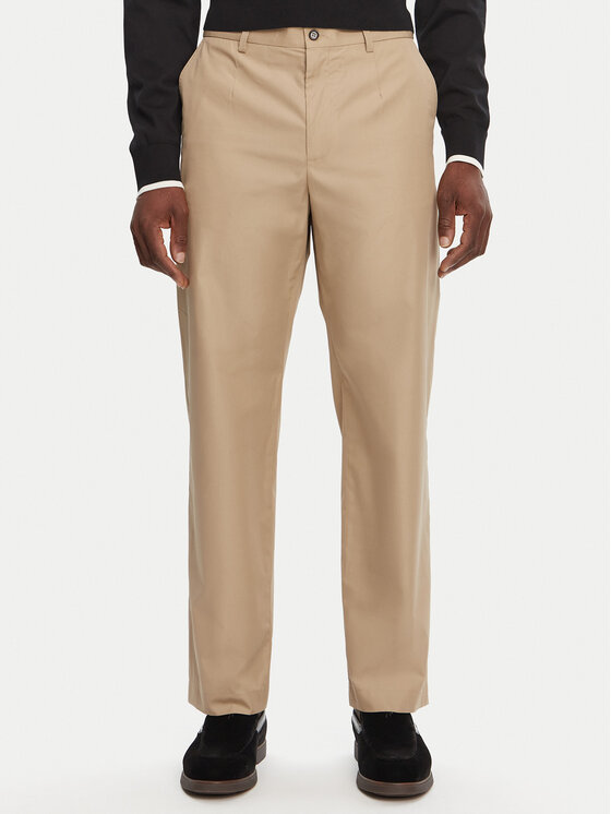 Dolce&Gabbana Dolce&Gabbana Pantaloni din material GV5ZHT FU5SW M0868 Bej Regular Fit