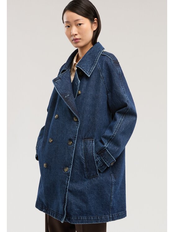 Trussardi Trussardi Cappotto invernale 0400A000436N0DB Blu Regular Fit