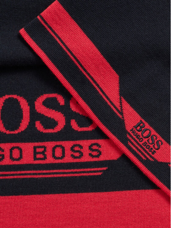 BOSS Boss Kepurės ir šaliko komplektas Gift-Set Aura 1 50441441 Tamsiai mėlyna