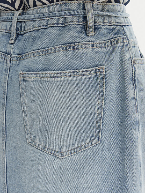 Vero Moda Vero Moda Džínsová sukňa Wien 10341834 Modrá Regular Fit