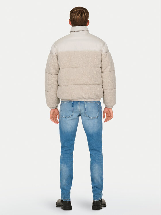 Only & Sons Only & Sons Kurtka zimowa 22030456 Beżowy Regular Fit
