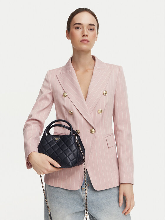 Guess Ročna torba Juliet Mini HWQG24 56710 Mornarsko modra