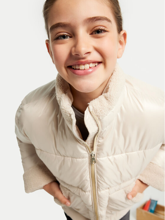 Mayoral Mayoral Giubbotto invernale 7485 Beige Regular Fit